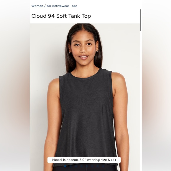 4 old navy bra longline cloud active tops ruffle tank small NWT power press - Picture 8 of 14